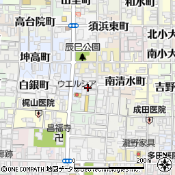 京都府京都市上京区秤口町周辺の地図