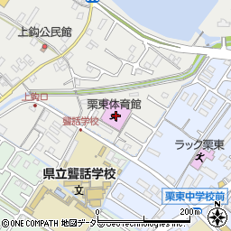 滋賀県立栗東体育館周辺の地図