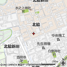 静岡県静岡市清水区北脇新田346周辺の地図
