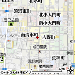 京都府京都市上京区清元町周辺の地図