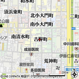 京都府京都市上京区吉野町周辺の地図