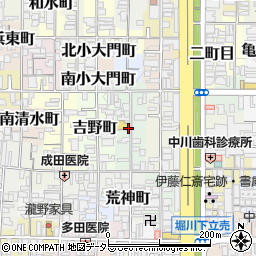 京都府京都市上京区蛭子町周辺の地図