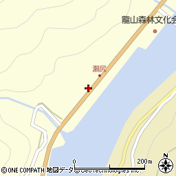 静岡県浜松市天竜区龍山町瀬尻922周辺の地図