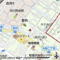 向洋電機株式会社　京滋支店周辺の地図
