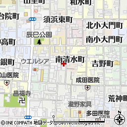 京都府京都市上京区南清水町131周辺の地図