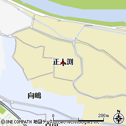 京都府亀岡市保津町正人渕周辺の地図