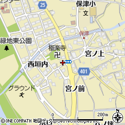 京都府亀岡市保津町西垣内2周辺の地図