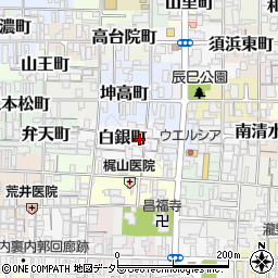 京都府京都市上京区白銀町246-28周辺の地図