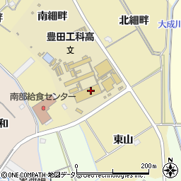 愛知県豊田市竹元町南細畔周辺の地図