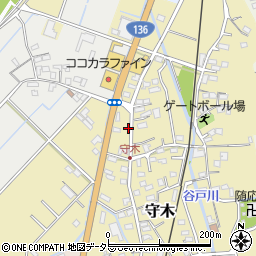 静岡県伊豆の国市守木122周辺の地図