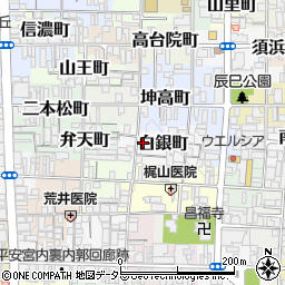 京都府京都市上京区白銀町246-22周辺の地図