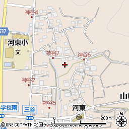 兵庫県宍粟市山崎町神谷177周辺の地図