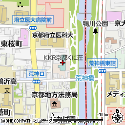ＫＫＲ京都くに荘周辺の地図