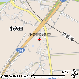 小矢田公会堂周辺の地図