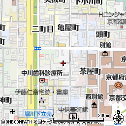 京都府京都市上京区大黒屋町周辺の地図