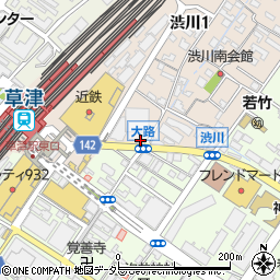 アシストユー株式会社　滋賀営業所周辺の地図