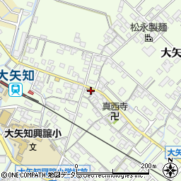 四日市大矢知郵便局周辺の地図