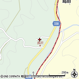 愛知県豊田市長沢町上屋敷周辺の地図