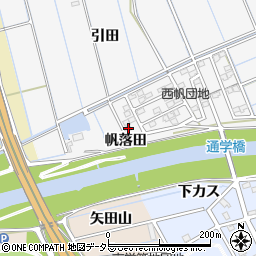 愛知県刈谷市今川町帆落田6-38周辺の地図