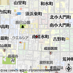 京都府京都市上京区南清水町129周辺の地図