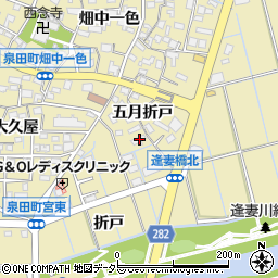 愛知県刈谷市泉田町五月折戸53周辺の地図