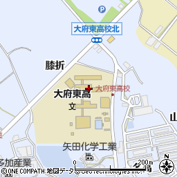愛知県立大府東高等学校周辺の地図