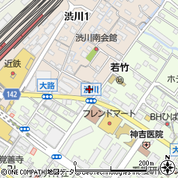 Cafe＆darts Roof〜ルーフ〜 草津周辺の地図