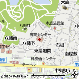 愛知県東海市富木島町八幡下周辺の地図