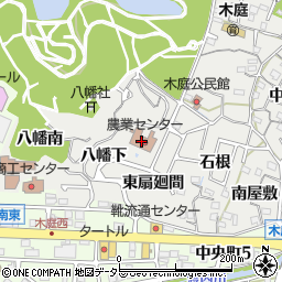 愛知県東海市富木島町（八幡下）周辺の地図