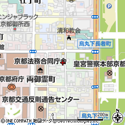 京都府京都市上京区近衛町周辺の地図