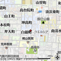 京都府京都市上京区白銀町245-1周辺の地図