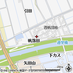 愛知県刈谷市今川町帆落田6-42周辺の地図