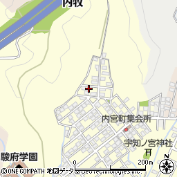 静岡県静岡市葵区内牧96周辺の地図