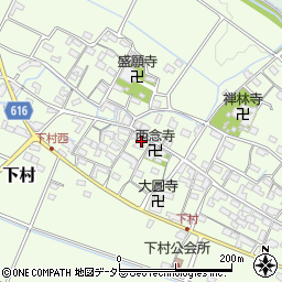 三重県三重郡菰野町下村1446周辺の地図