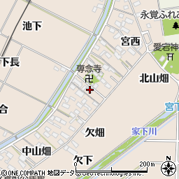 愛知県豊田市永覚町猫小路周辺の地図