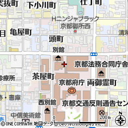 京都府京都市上京区薮之内町周辺の地図