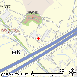 静岡県静岡市葵区内牧1716周辺の地図