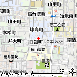 京都府京都市上京区白銀町245-3周辺の地図