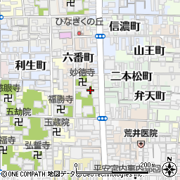 京都府京都市上京区福島町周辺の地図