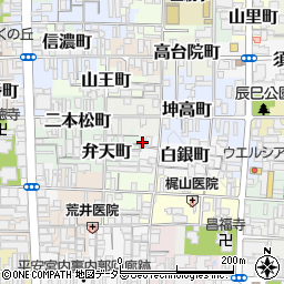 京都府京都市上京区白銀町257-16周辺の地図