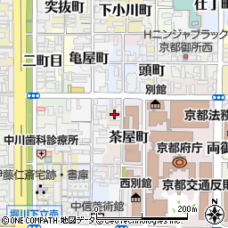京都府京都市上京区茶屋町106周辺の地図