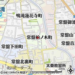 京都府京都市右京区常盤柏ノ木町5-2周辺の地図
