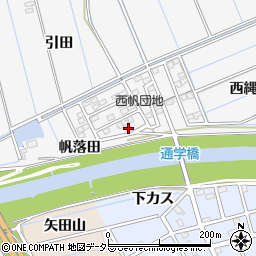 愛知県刈谷市今川町帆落田6-13周辺の地図