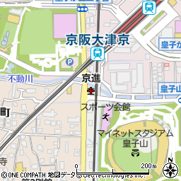 京進西大津校周辺の地図