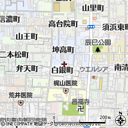 京都府京都市上京区白銀町245周辺の地図