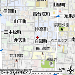 京都府京都市上京区坤高町64周辺の地図