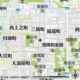 京都府京都市上京区三助町281-45周辺の地図