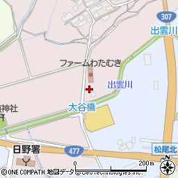 滋賀県蒲生郡日野町大谷868周辺の地図