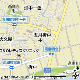 愛知県刈谷市泉田町五月折戸62周辺の地図