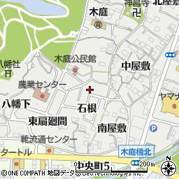 愛知県東海市富木島町（石根）周辺の地図